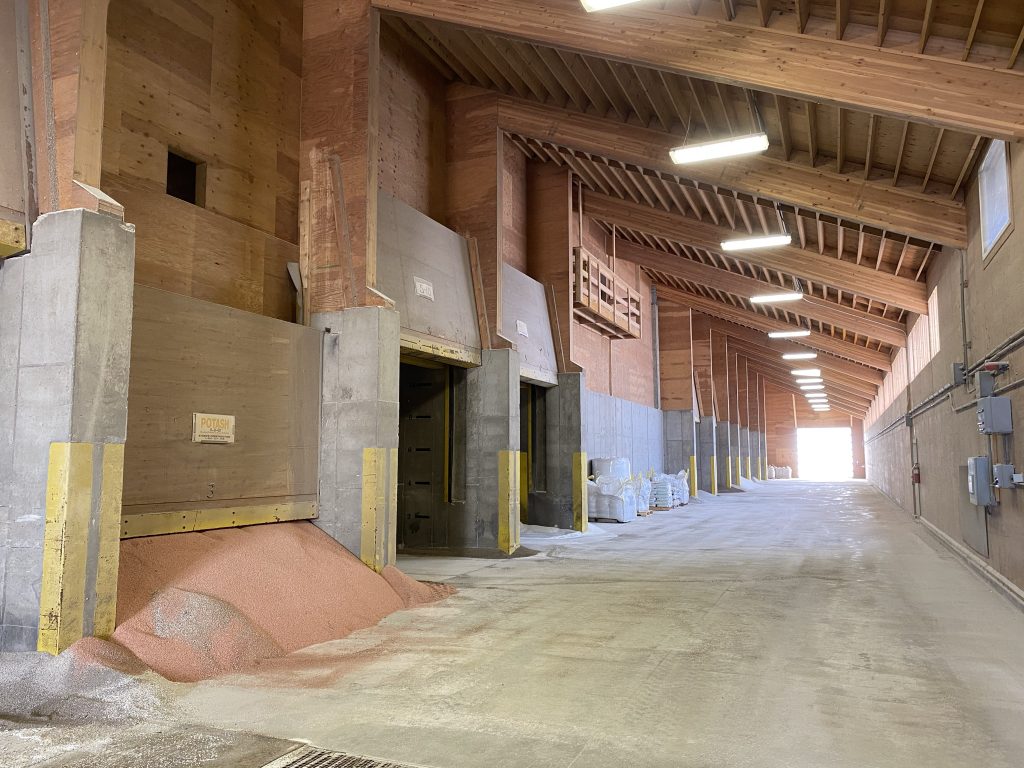 Fertilizer storage facility